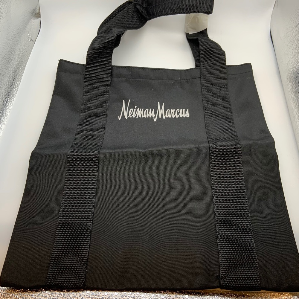 Vintage Neiman Marcus Logo Canvas 12" x 12" Small Tote Bag